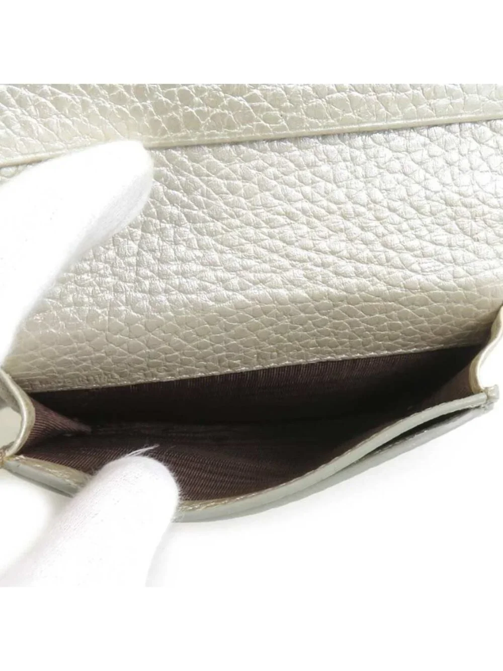 Celine Card Case Card Holders Silver